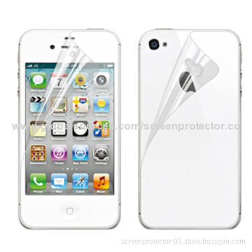 Tempered Glass Screen Protector for iPhone 4, Easy to Install
